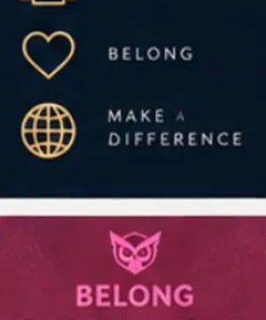 BAA student representing Belong